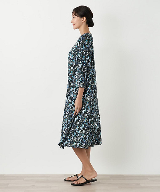 ウォッシャブル】花柄ワンピース【プラス企画】 | Leilian plus house