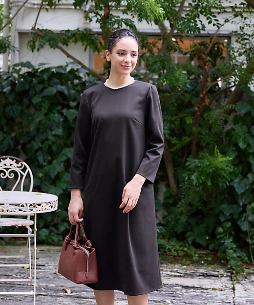 きれいめ】洗える Aラインワンピース | CARA O CRUZ (Women)/キャラ