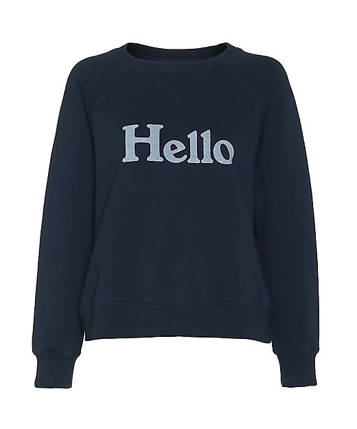 スウェット HELLO SWEAT L／S URAKE DYED
