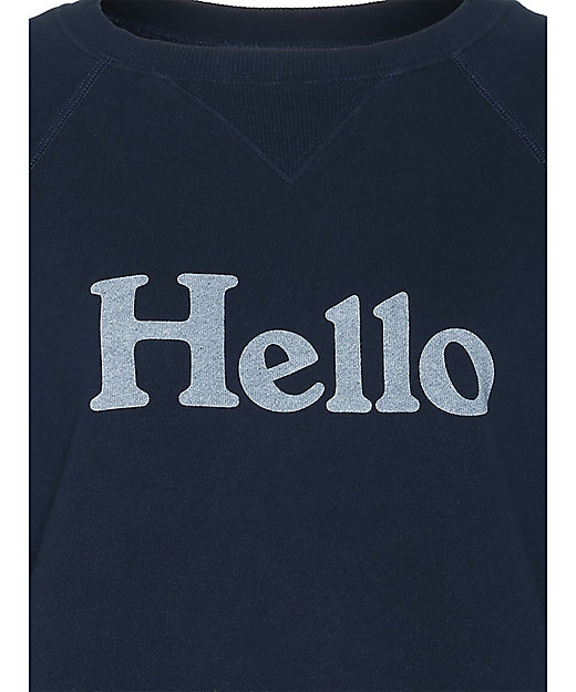 スウェット HELLO SWEAT L／S URAKE DYED