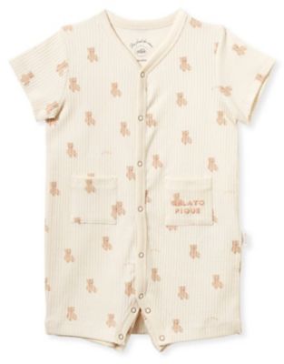 BABYぬいぐるみ柄ロンパース PBCO259083 | gelato pique