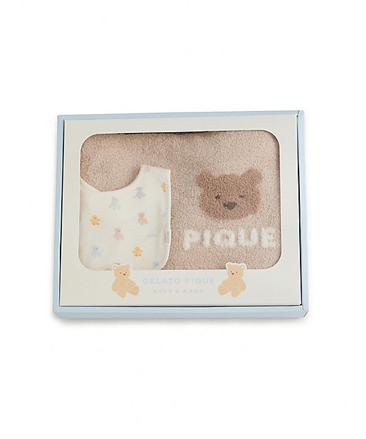 BABYベアブランケット＆スタイ2点セット ギフトBOX