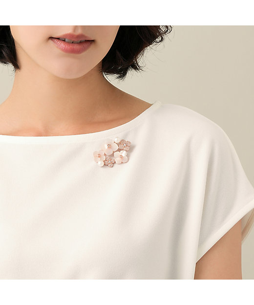 シェルフラワー ブローチ VBMV5025 XP | VENDOME BOUTIQUE