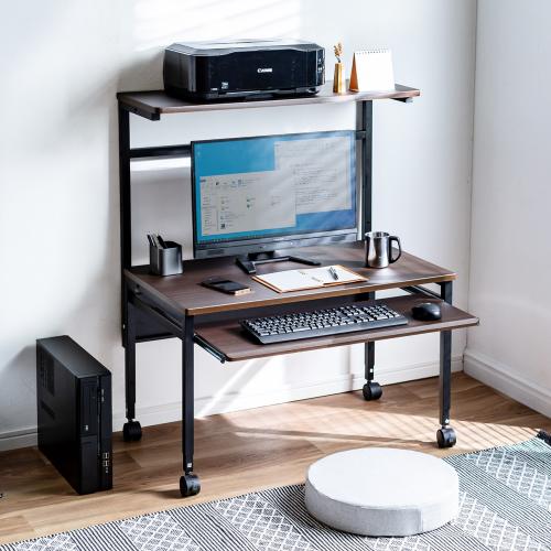 ローデスク 座デスク 高さ可変 3段階可変 幅850mm 奥行520mm タップ