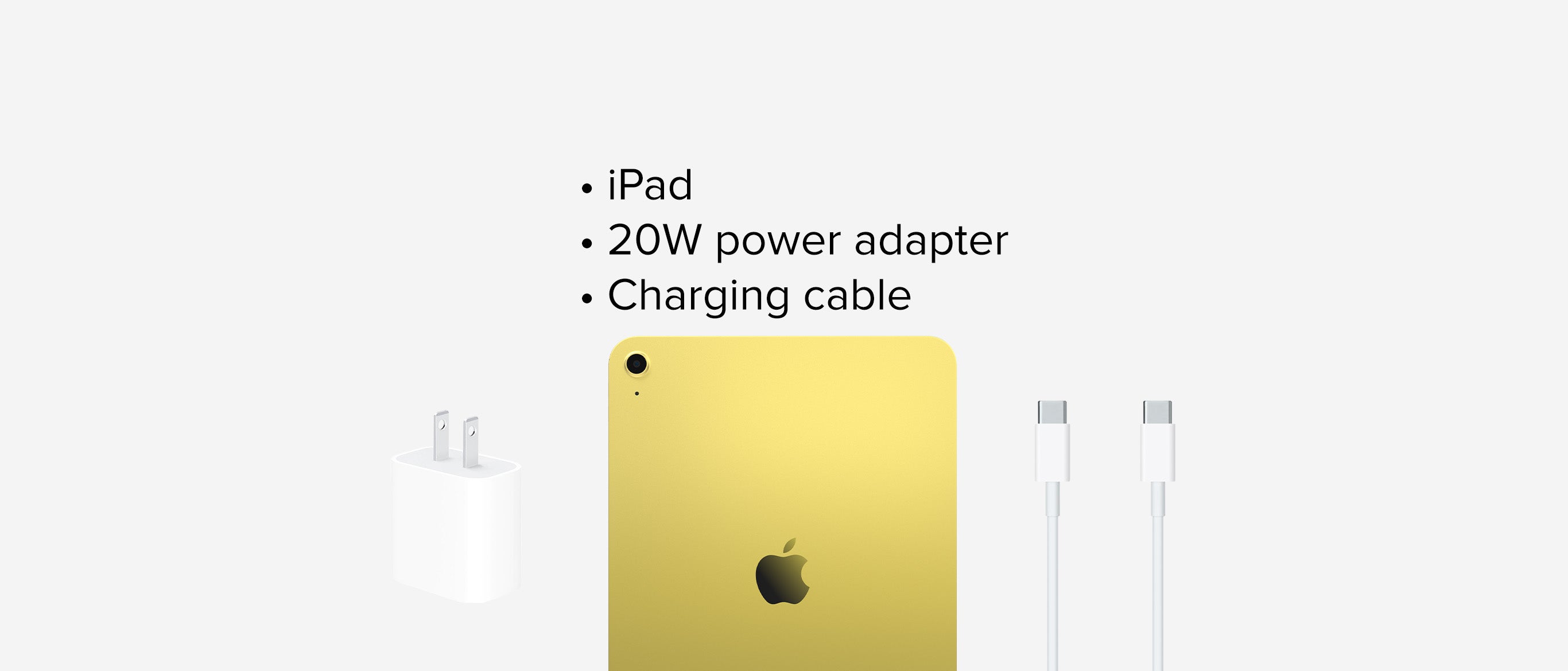 Apple iPad 10.9-inch 10th Generation - Yellow - 256GB, Wi-Fi +