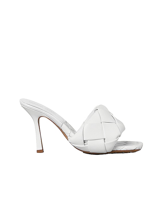 Bottega Veneta The Lido Sandals in Optic White | FWRD