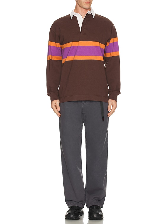 Gramicci Langdon Rugby Shirt in Stripe | FWRD