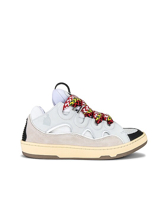 Lanvin Curb Sneaker in White | FWRD