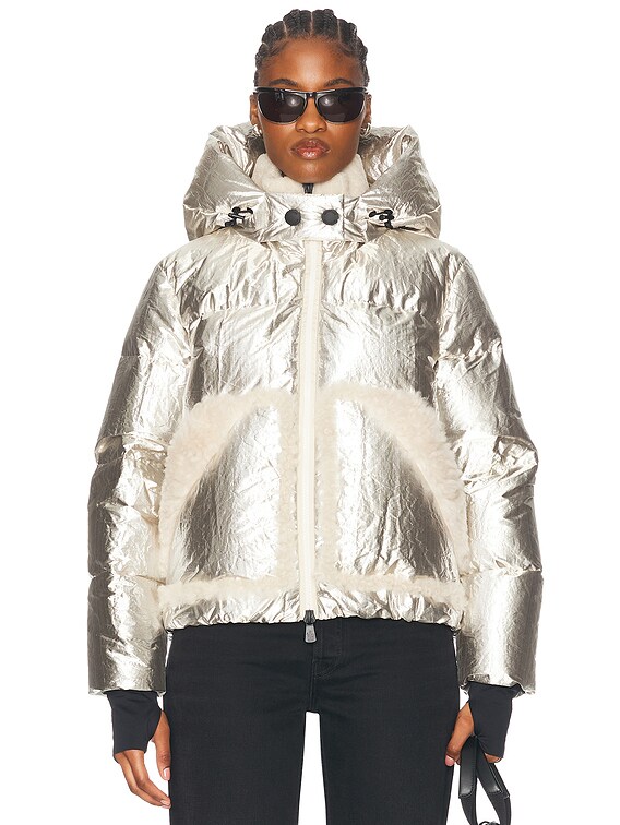 Moncler Grenoble Trevelin Bomber Jacket in Silver | FWRD