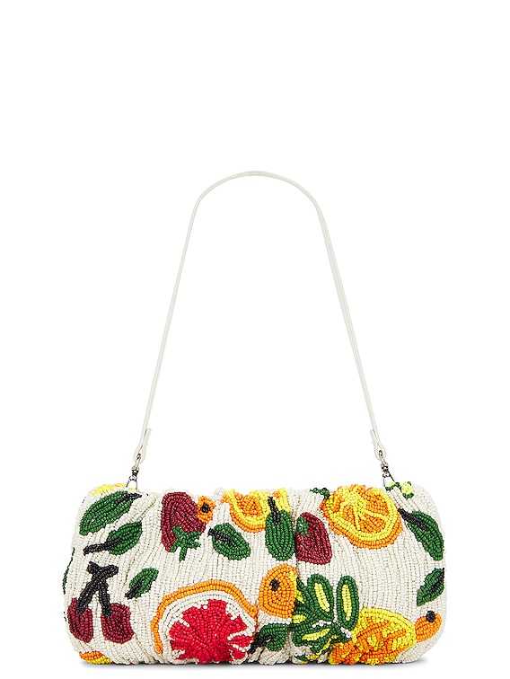 Staud Beaded Bean Shoulder Bag in Fruit Salad | FWRD