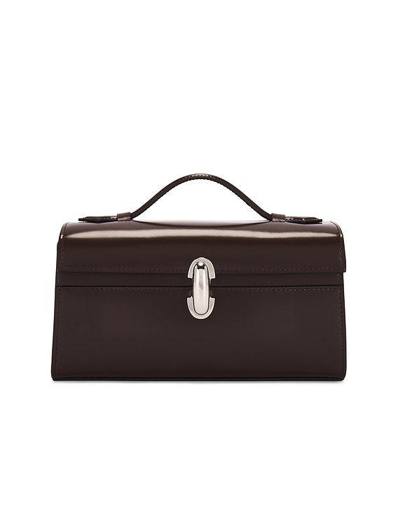 Savette The Symmetry Pochette Bag in Coffee | FWRD