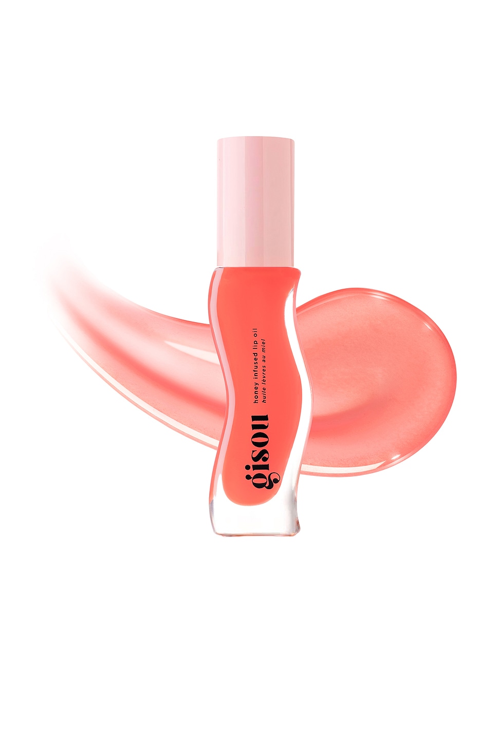 Gisou By Negin Mirsalehi Honey Infused Lip Oil in Bee-llini Peach