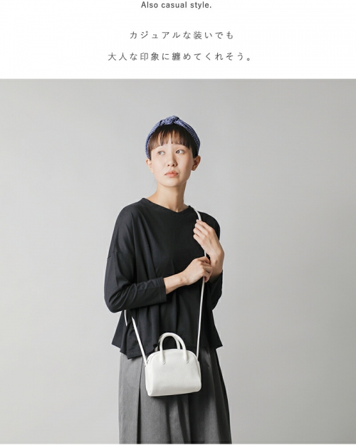 Aeta アエタ DA39 ディアレザー ボストン ミニプラス ショルダーバッグ