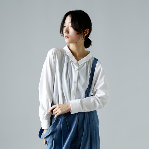 atelier naruse アトリエナルセ コットン スタンド オフ カラー