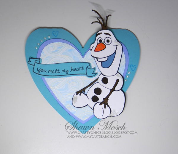 You Melt My Heart Olaf Card | AllFreeChristmasCrafts.com