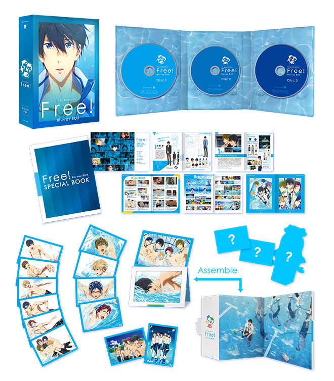 TVアニメ「Free!」Blu-ray BOX、「Free!-Eternal Summer-」Blu-ray BOX