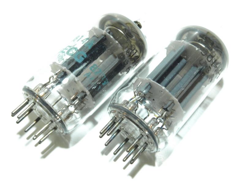 真空管 ムラード 2本セット ECC82 12AU7 ロングリブプレート新品