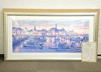 笹倉鉄平 シルクスクリーン「La Barcarola」】絵画の買取実績一覧