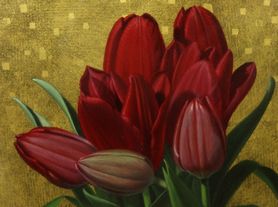 小澤一正 『日常の静物 チューリップ』】絵画の買取実績一覧 - いわの美術