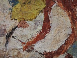 油彩 中谷泰「磯岩1 M10号」 油彩 中谷泰「磯岩1 M10号」