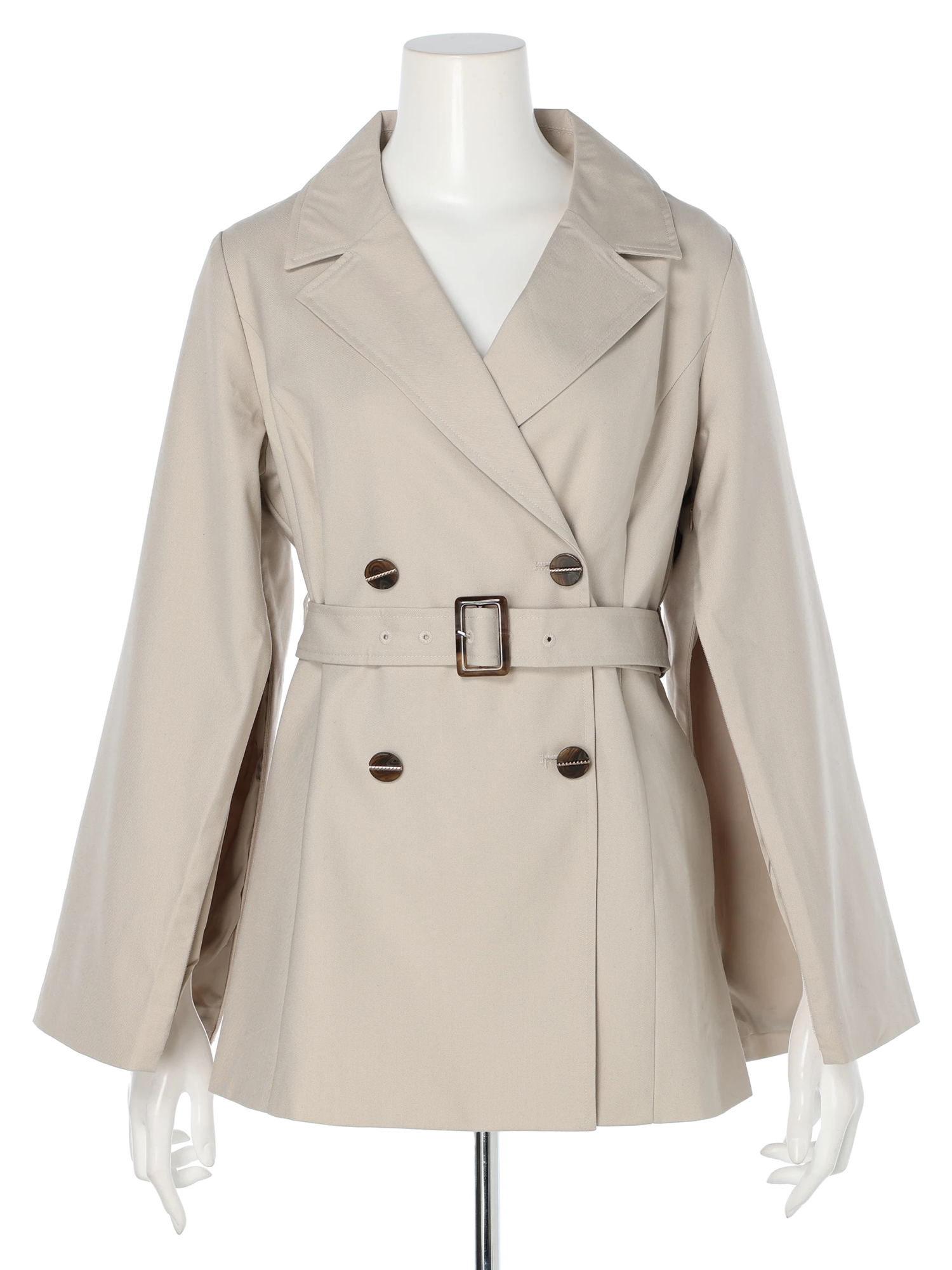 ミドルレングススリットスリーブジャケット anuans（アニュアンス）の