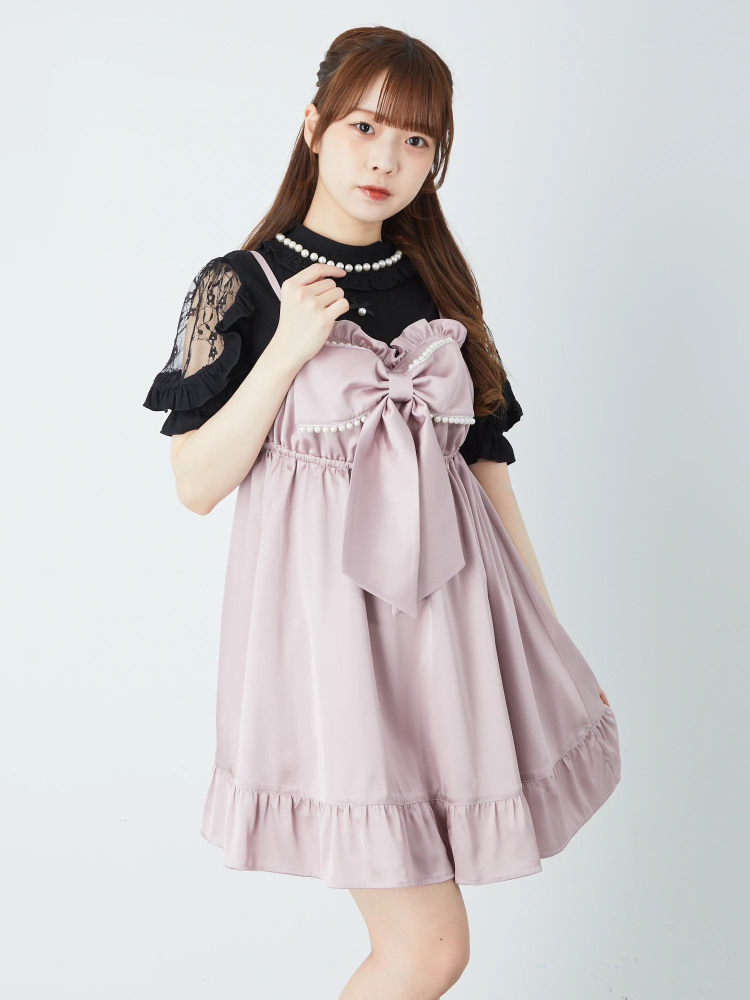 BigリボンキャミOP - Ank Rouge(アンクルージュ)のワンピース