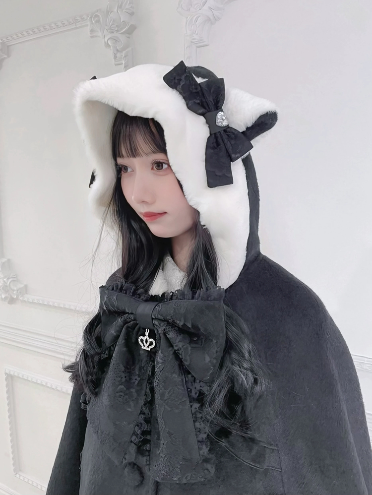 ネコちゃんポンチョコート - Ank Rouge(アンクルージュ)のコート