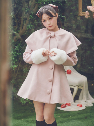 店舗在庫確認 | Me roir | リボンケープドーリーコート｜ファッション