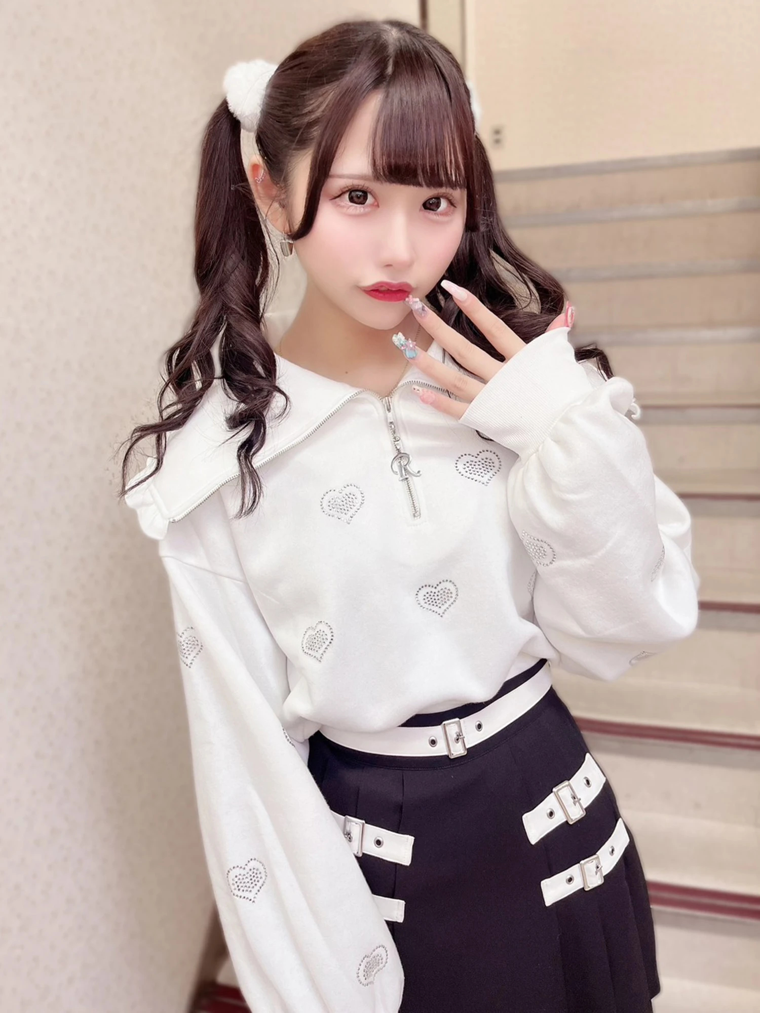 Re♥Twinkle ハーフジップハートTOPS - Jamie エーエヌケー(ジェイミー