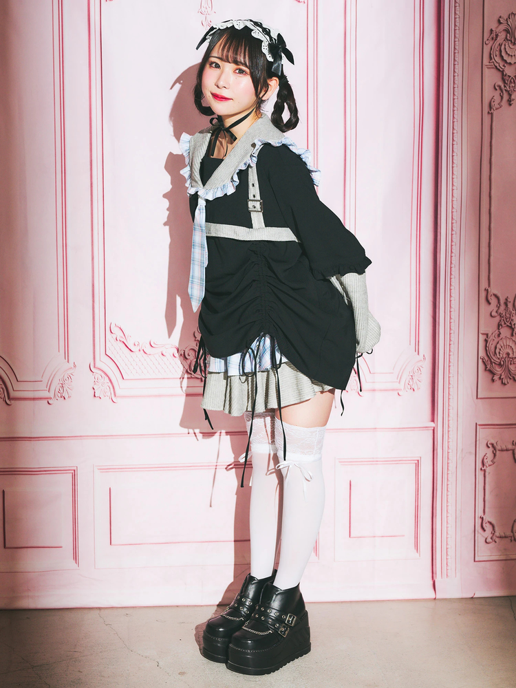 安全ピンティアードニットスカパン - Jamie エーエヌケー(ジェイミー