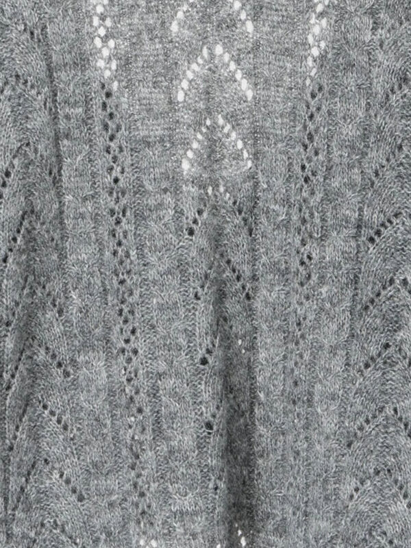 セール】 モヘヤ調ニットカーディガン（グレー/グリーン/トップス