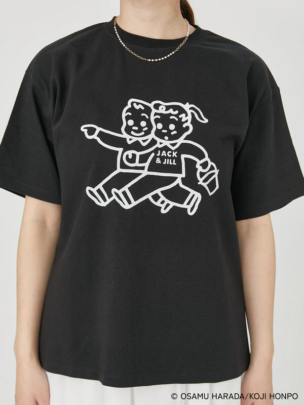 OSAMU GOODS×Te chichi TERRASSE】フロントプリントTシャツ（オフ