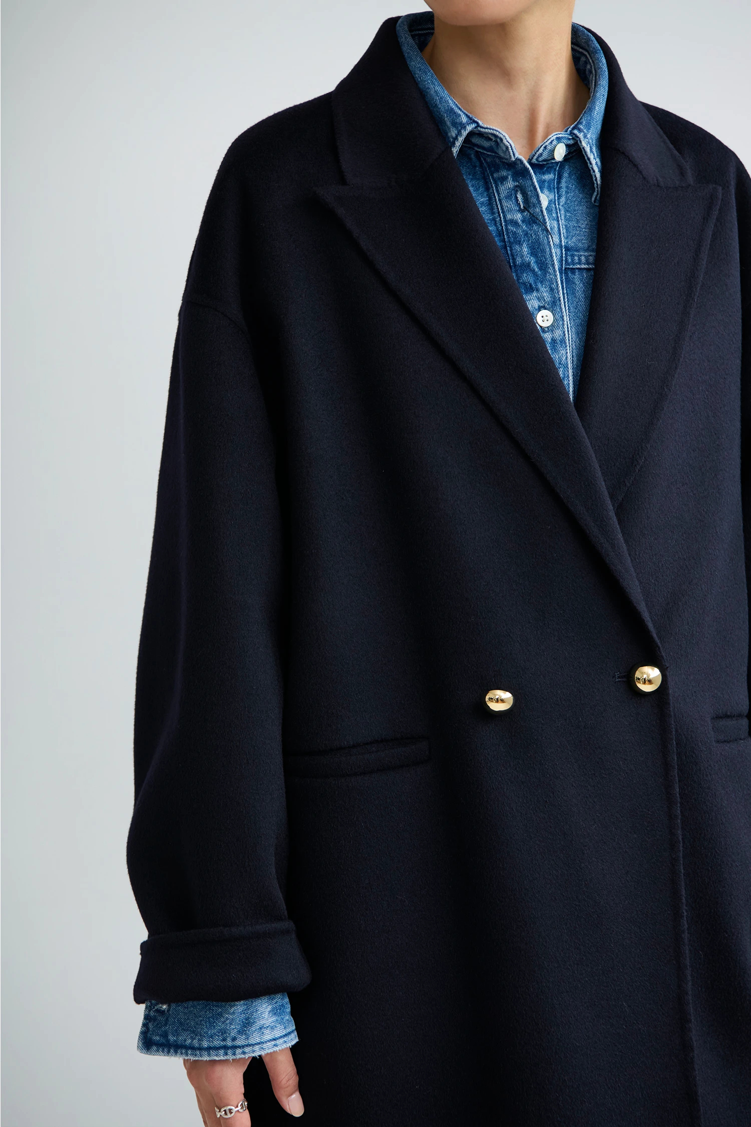 最終値下げ【美品】HAUNT ピーコート L BOTTON P COAT HAUNT（ハウント