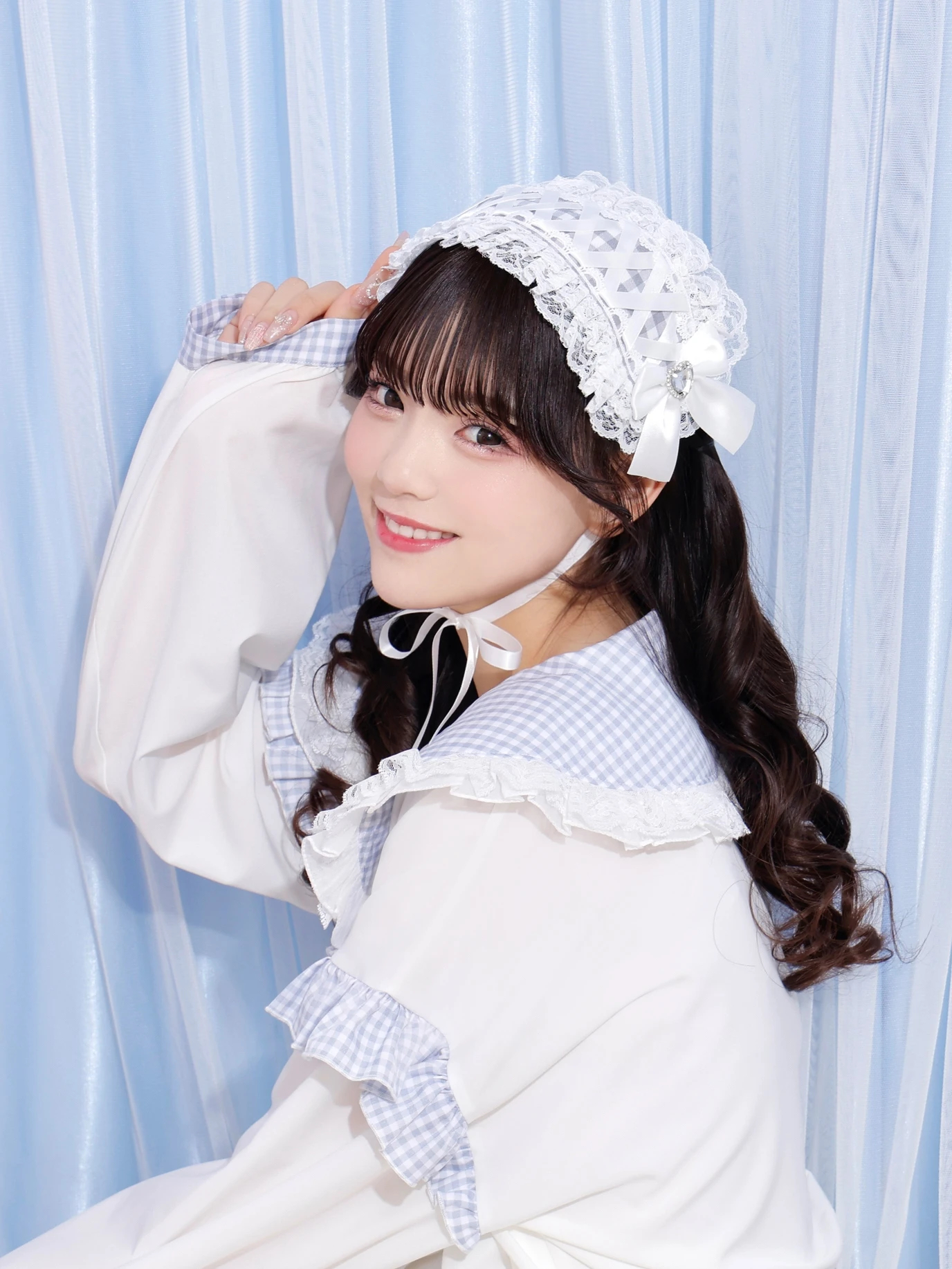 キラキラハートビジューヘッドドレス（アクセサリー｜オフホワイト