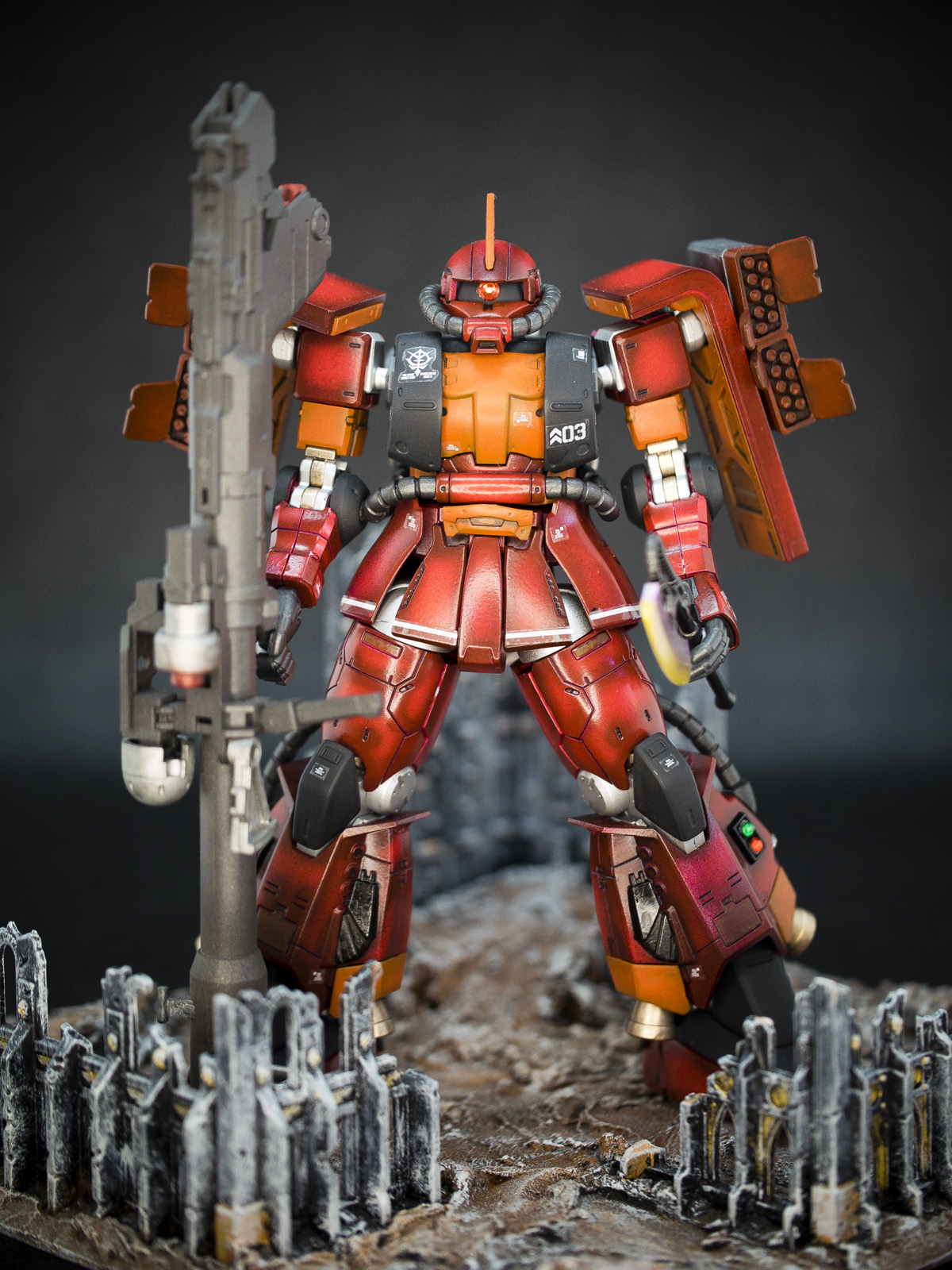Bandai 1/144 HG MS-06R-1A Zaku 2 High Mobility Type (Origin Ver