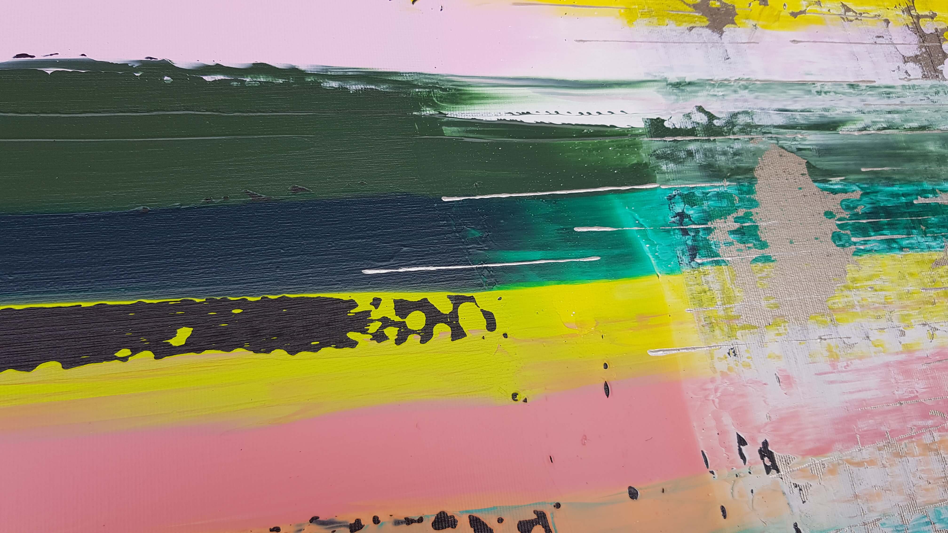 Transformation - XXL triptych abstract - Ivana Olbricht