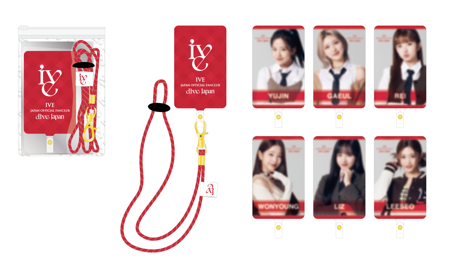 IVE JAPAN OFFICIAL FANCLUB「DIVE JAPAN」会員限定グッズ「フォンタブ