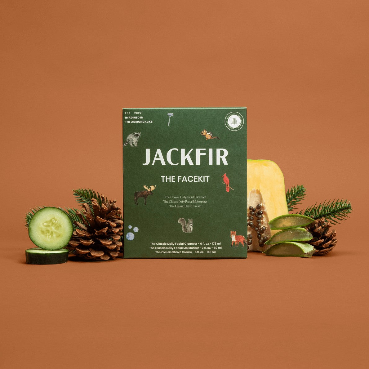 Clean Skin Care Routine Set | The Facekit Bundle by Jackfir