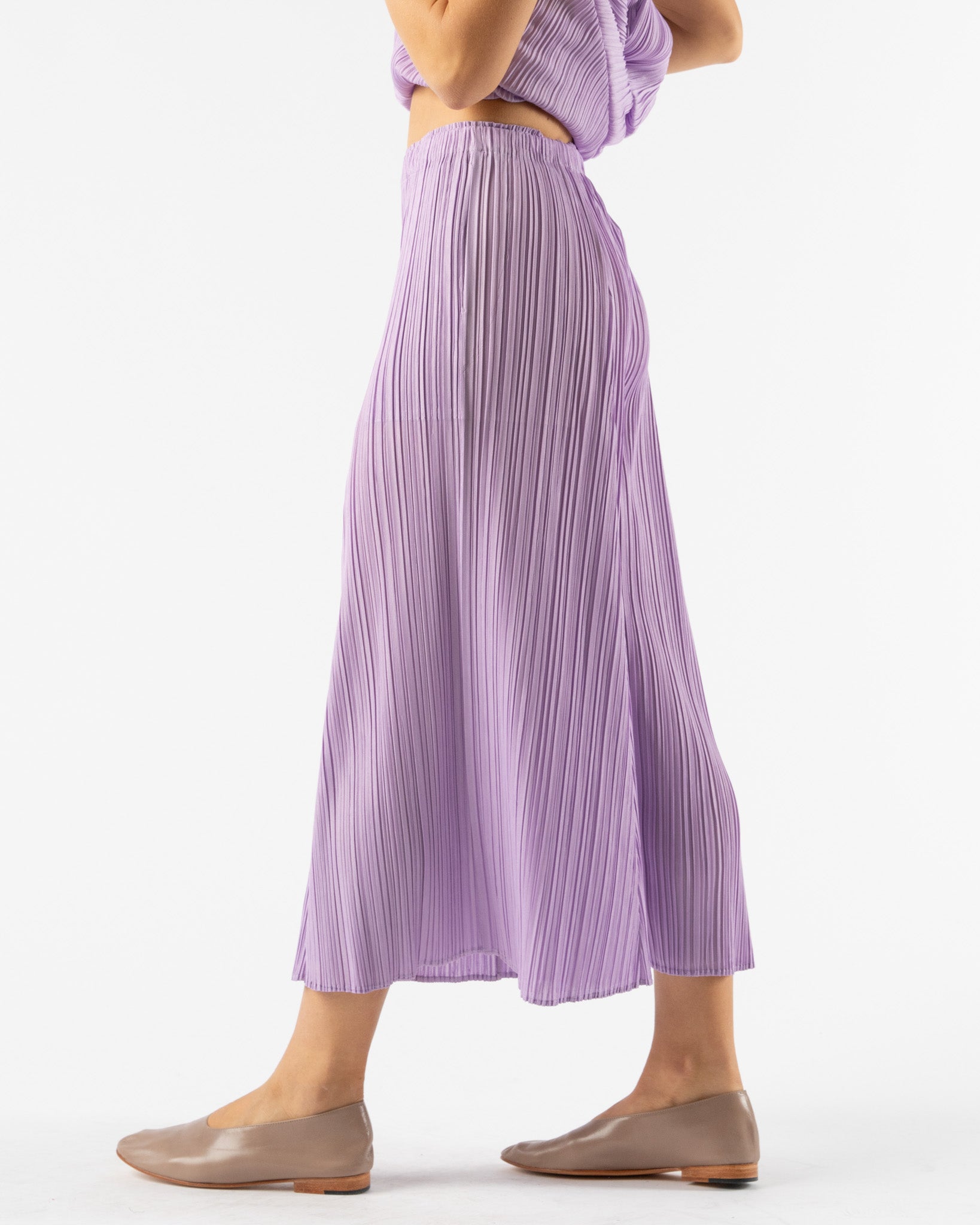 Pleats Please Issey Miyake Mellow Pleats in Light Purple Curated