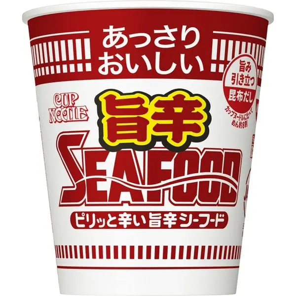 Nisshin Cup Noodle - Delicious Spicy Seafood 58g (日清食品