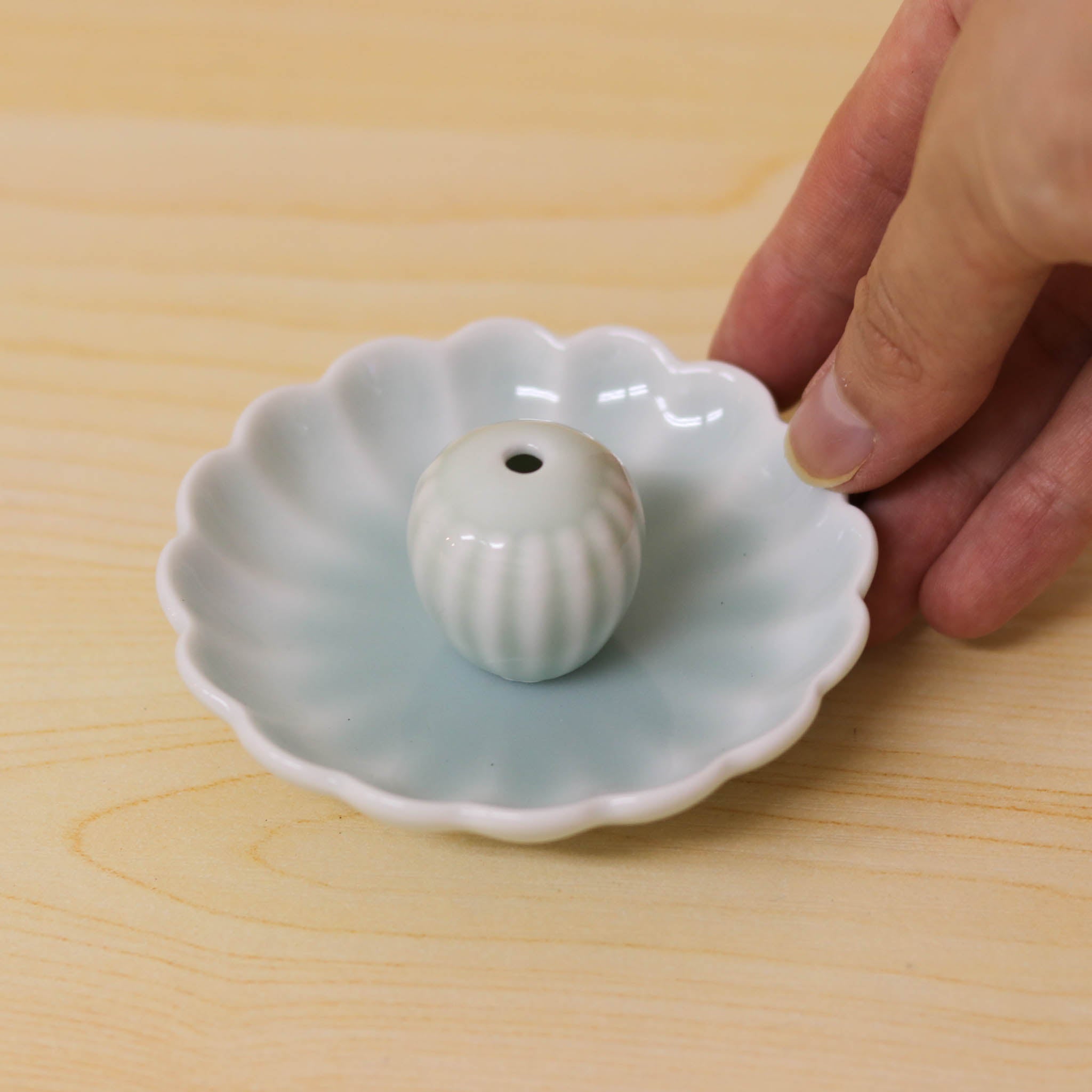 鍋島青磁 | 香立 | 鍋島虎仙窯