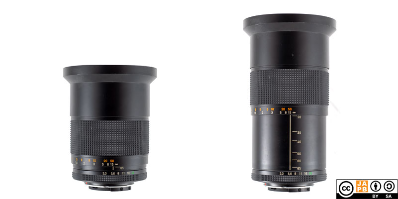 Data sheet: Carl Zeiss (C/Y) Vario-Sonnar 28–85 mm f/3.3–4 – JAPB