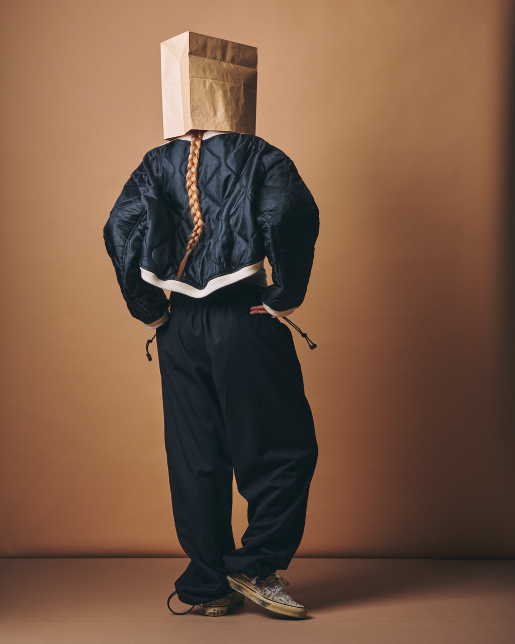 m.u × PRE_QUILTING PULLOVER BK – Japoness