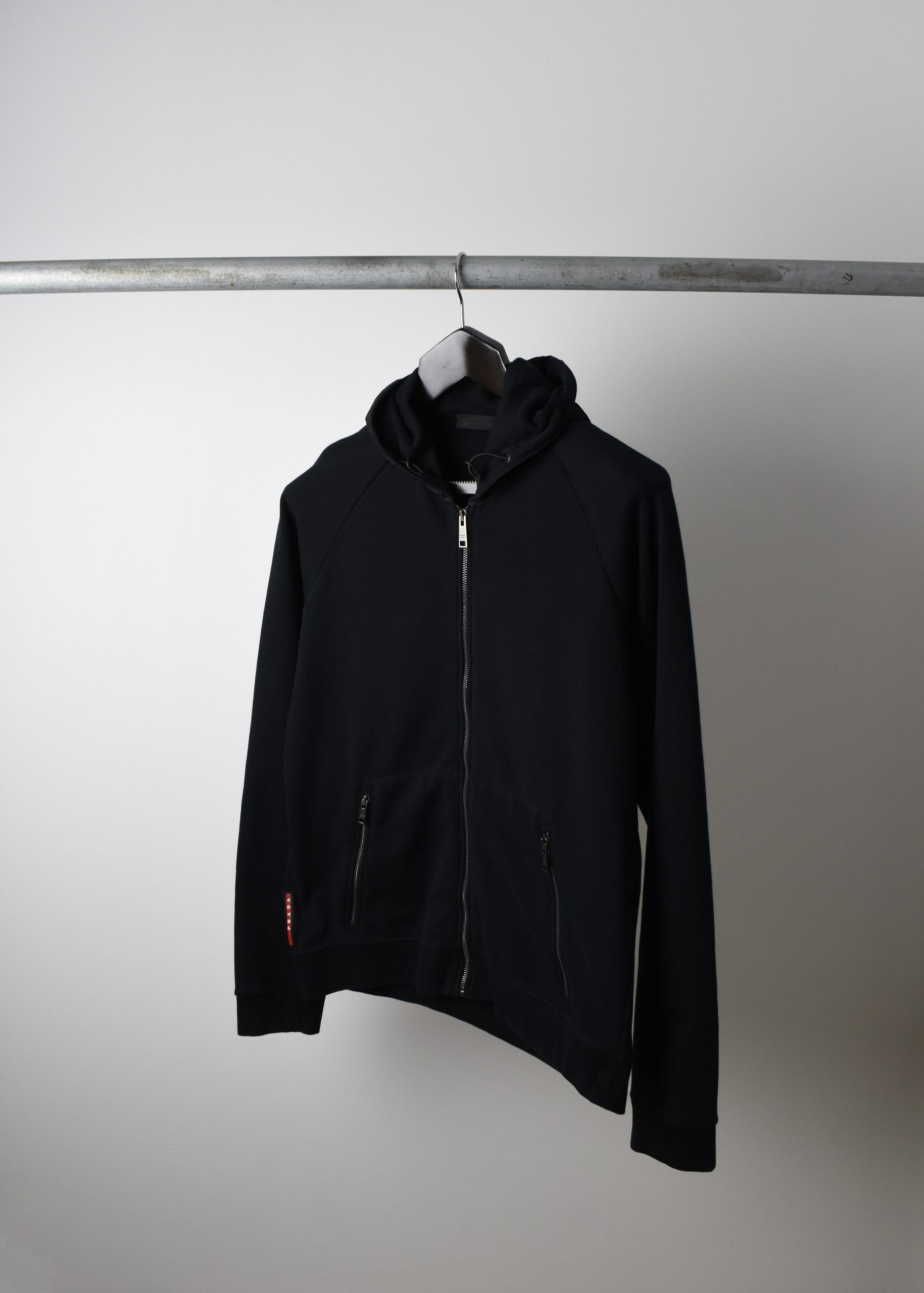 AW18 PRADA SPORT NYLON PLATED ZIP HOODIE (L) - Jazzy Badger