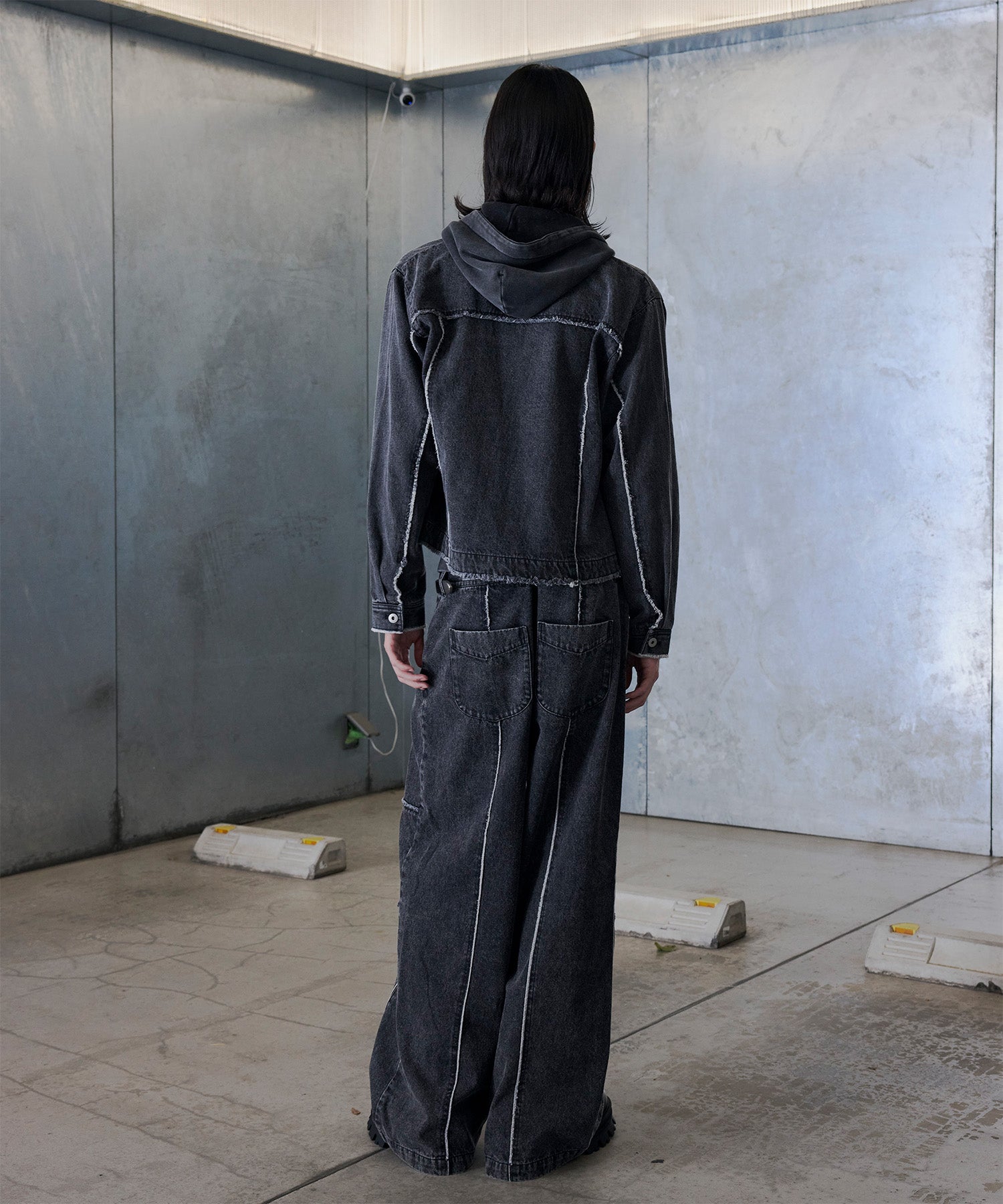 Washed Zip-Sleeve Denim Jacket – Jent Louis