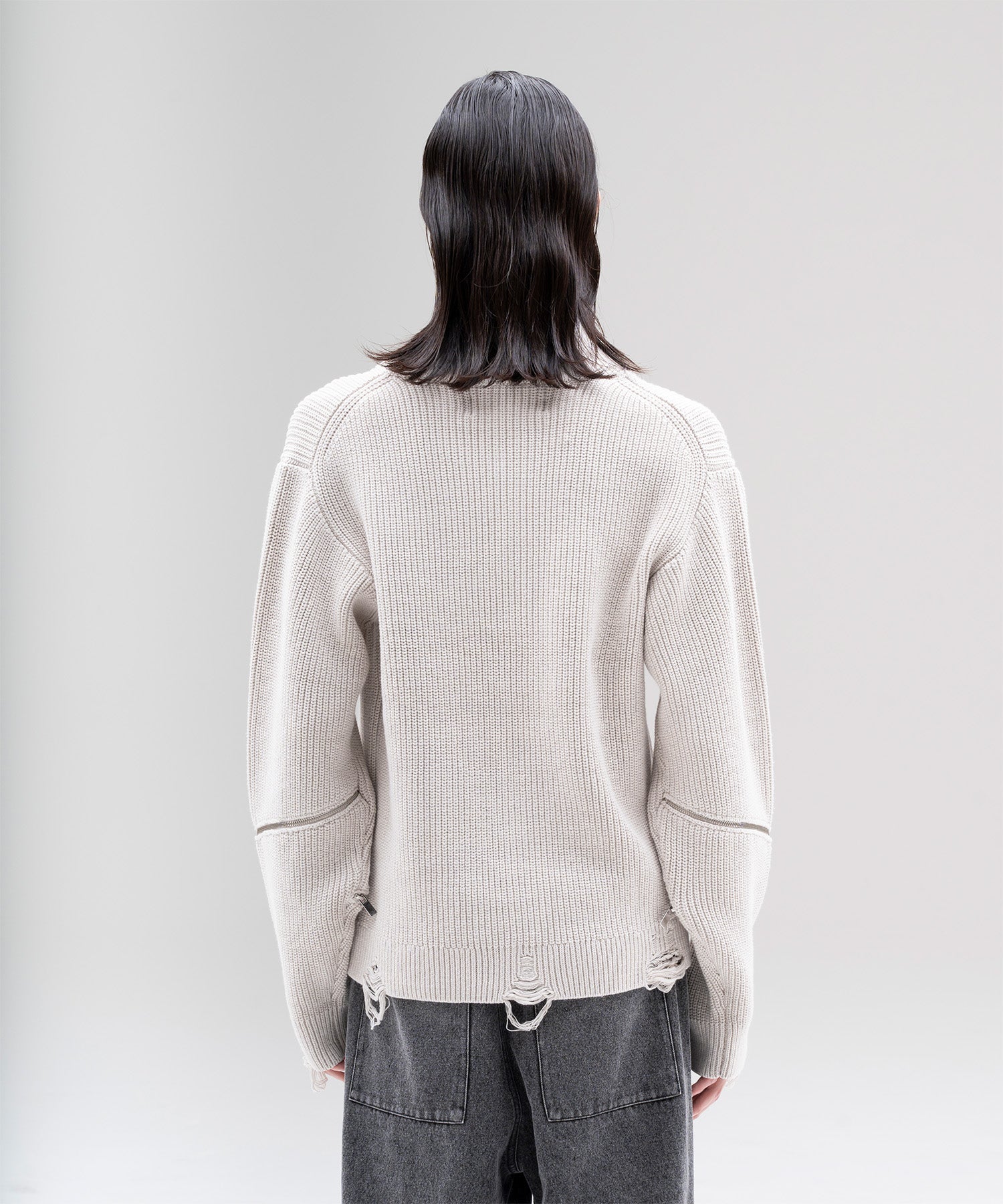 zip damage drivers knit – Jent Louis