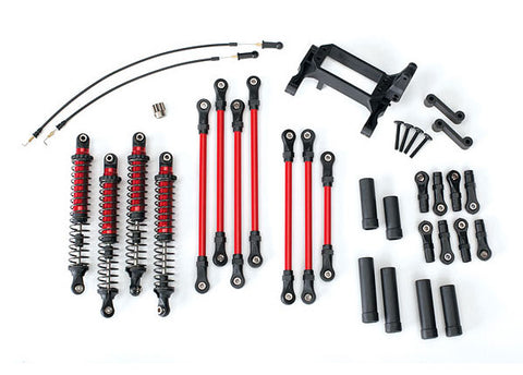 TRX-4 - Long Arm Lift Kit (RED TRA8140r) links shocks cables