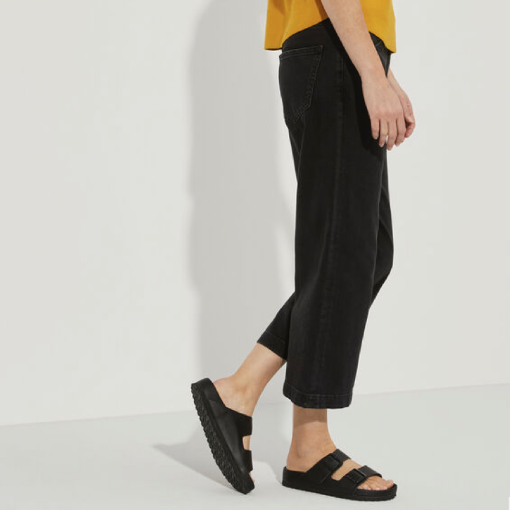 Birk Exquisite Arizona Leather-black – jeantherapy