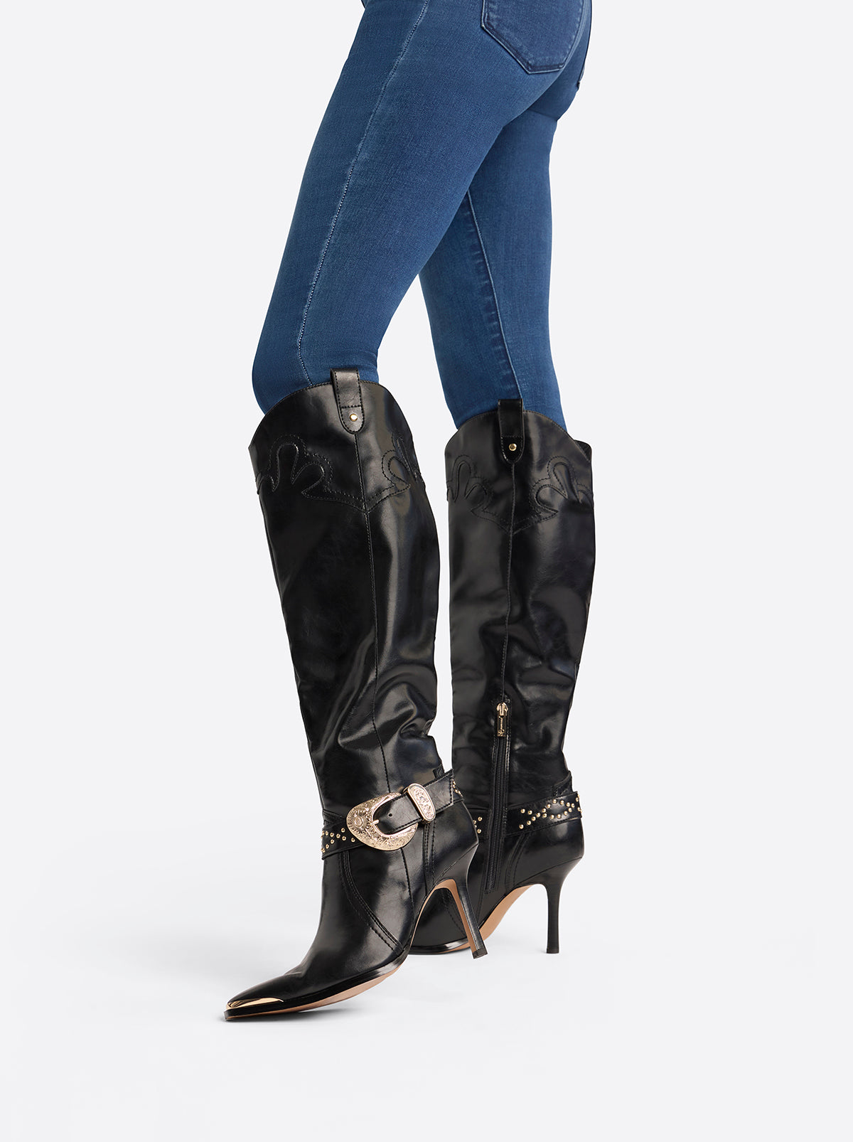 Kenzin Tall Boot in Black – Jessica Simpson