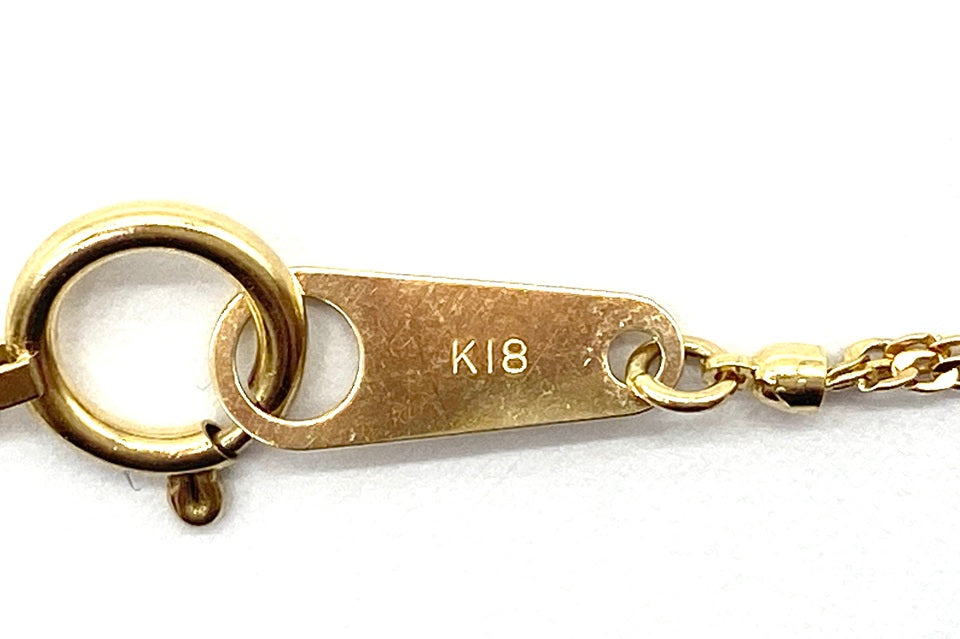 Boulder Opal K18ボルダーオパール コンクシェル ルビー イエロー